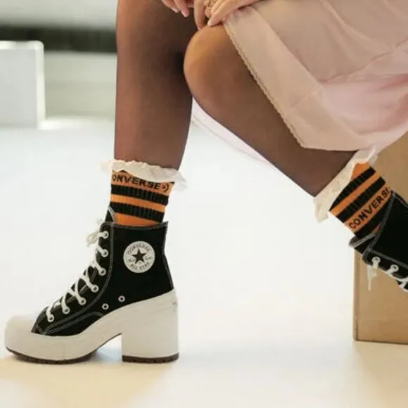 CONVERSE Women’s Chuck 70 DeLuxe Heel Platform Shoes