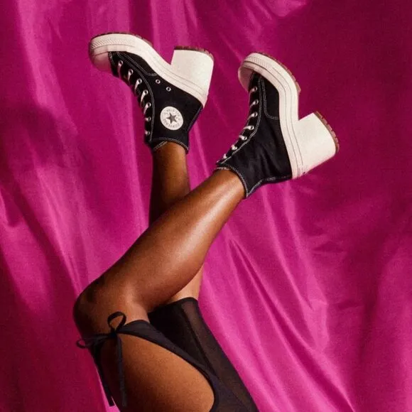 CONVERSE Women’s Chuck 70 DeLuxe Heel Platform Shoes
