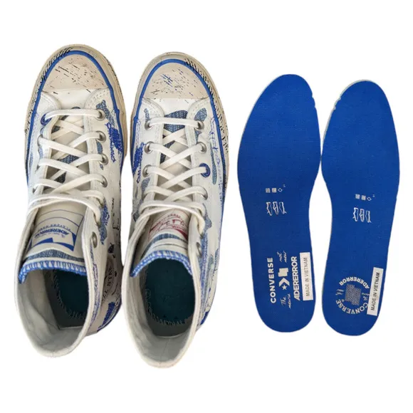 Converse x ADER ERROR Chuck 70 Limited High Top Imperial Blue Sneaker Womens 7.5