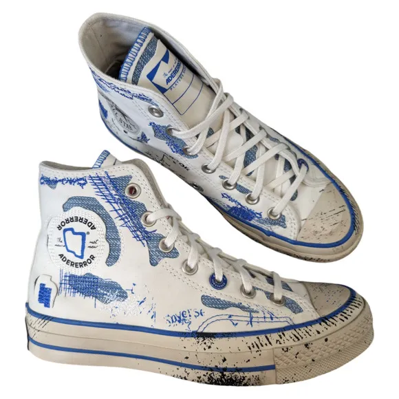 Converse x ADER ERROR Chuck 70 Limited High Top Imperial Blue Sneaker Womens 7.5