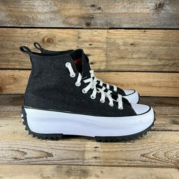 Converse You Custom Chuck Taylor All Star Run Star Hike Hi Platform - Black - 10