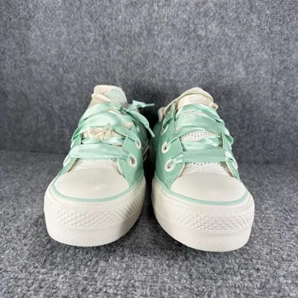 Converse Lift Platform Womens 9 Shoes Green Mint Satin Chuck Taylor All Star