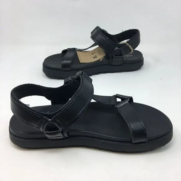Cool Planet By Steve Madden Women's Sandals Black Size 9 Astridd Platform NIB