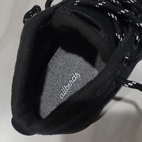 COPY - allbirds BLACK WOOL CASUAL ATHLEISURE ACTIVEWEAR RUNNER UP MIZZLES SNEAK…