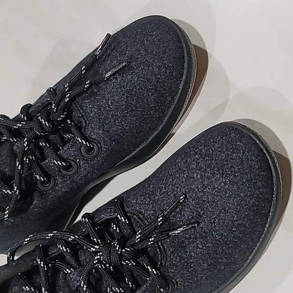 COPY - allbirds BLACK WOOL CASUAL ATHLEISURE ACTIVEWEAR RUNNER UP MIZZLES SNEAK…
