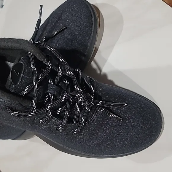 COPY - allbirds BLACK WOOL CASUAL ATHLEISURE ACTIVEWEAR RUNNER UP MIZZLES SNEAK…