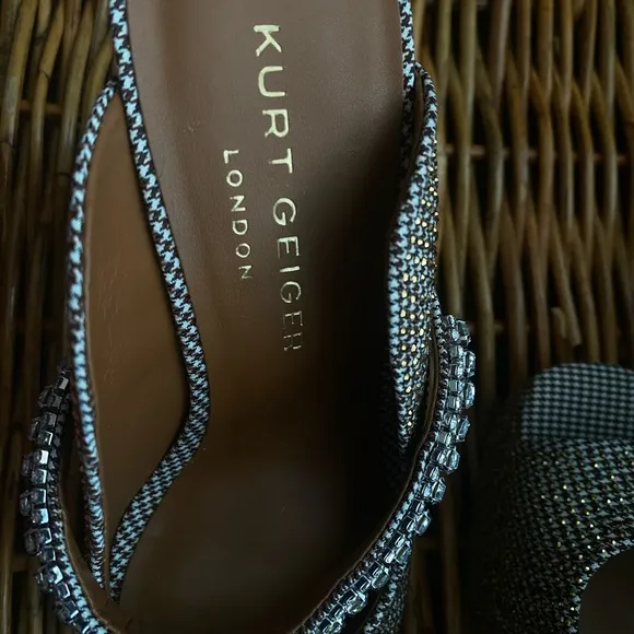 COPY - Kurt Geiger Gold Platform Shoes with Chunky Heel