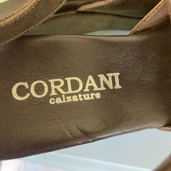 Cordani platform sandals size 38