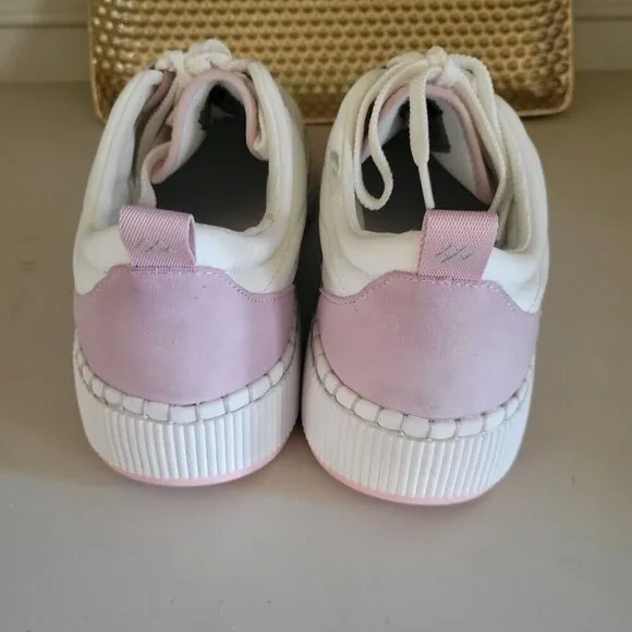 Cougar Women's Sayah White Pink Gray Platform Sneakers Shoes Sz 8.5