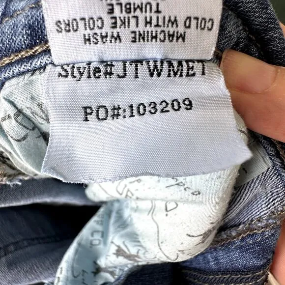 Cowgirl Tuff &quot;Twisted Metal&quot; Bootcut Jeans for Western Rodeo Festival, 29 x 31