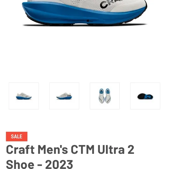Craft Men's CTM Ultra 2 Premium Running Shoes Size 11 Athletic Athleisure Sports