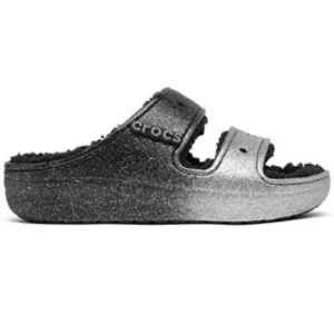 CROCS Classic Cozzzy Glitter Sandals Size Womens 10 Mens 8