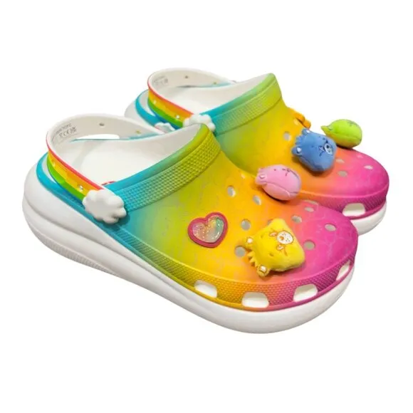 Crocs x Care Bears Crush Platform Slides Twinkle Mens Size 11