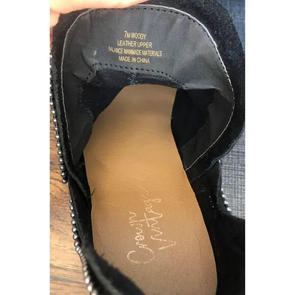 Crown Vintage Women's Black suede Boots 7