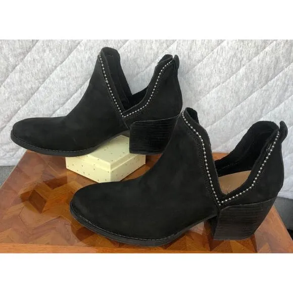Crown Vintage Women's Black suede Boots 7
