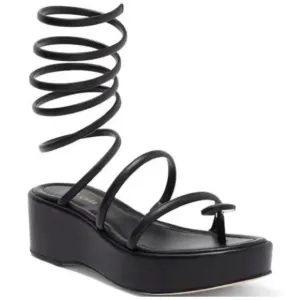 Cult Gaia Alba platform sandal black