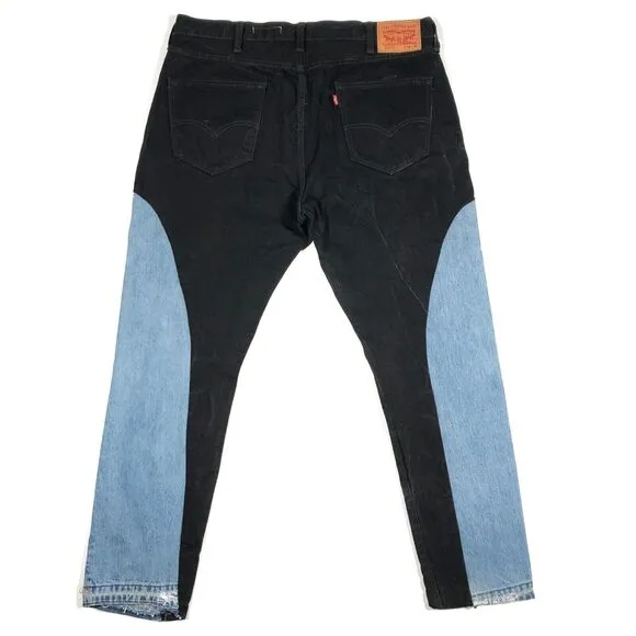 Custom 1 of 1 Daryl Evangelista Designer Jeans Pants Size 38x30 Streetwear B29