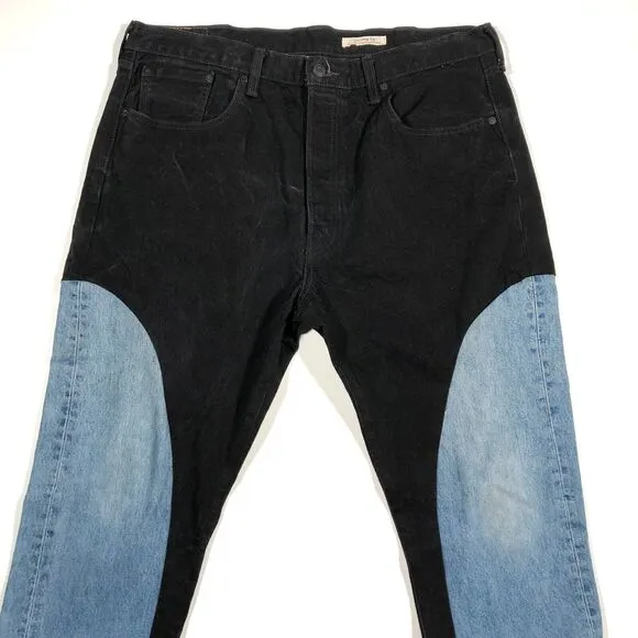 Custom 1 of 1 Daryl Evangelista Designer Jeans Pants Size 38x30 Streetwear B29