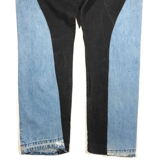 Custom 1 of 1 Daryl Evangelista Designer Jeans Pants Size 38x30 Streetwear B29