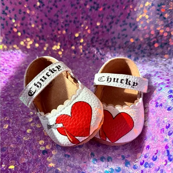 ✨🖤Custom Chucky Tattoo Baby Shoes🖤✨