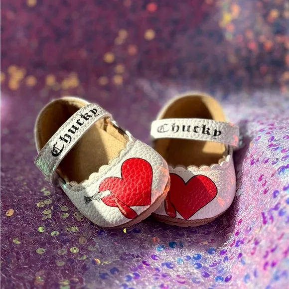 ✨🖤Custom Chucky Tattoo Baby Shoes🖤✨