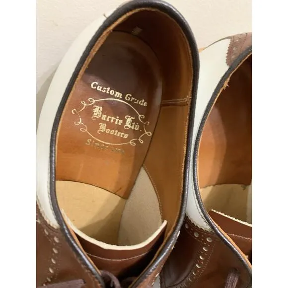 Custom geade Barrie booters vintage Lace Up Brogue Shoes For Men's 11.5