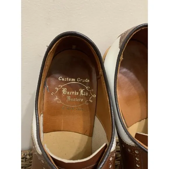 Custom geade Barrie booters vintage Lace Up Brogue Shoes For Men's 11.5