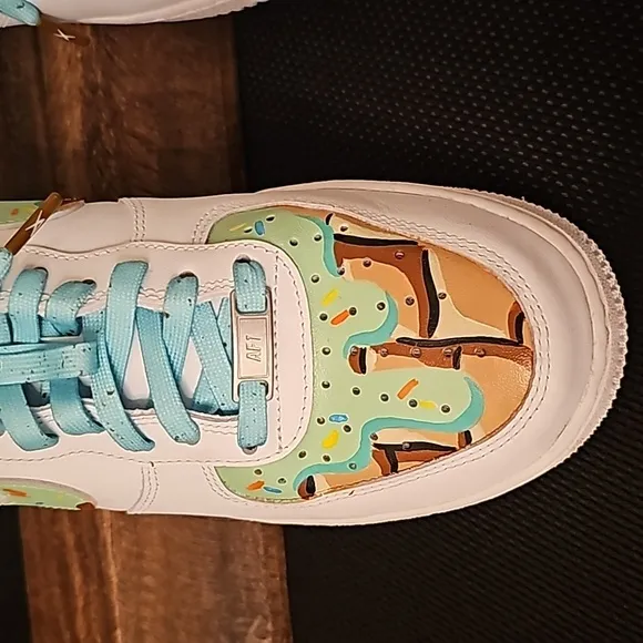 Custom Vicky Voung Ice Cream Nike Airforce 1's