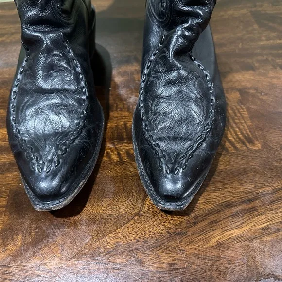 Dan Post Embroidered Lasso Riata Braided Leather boots