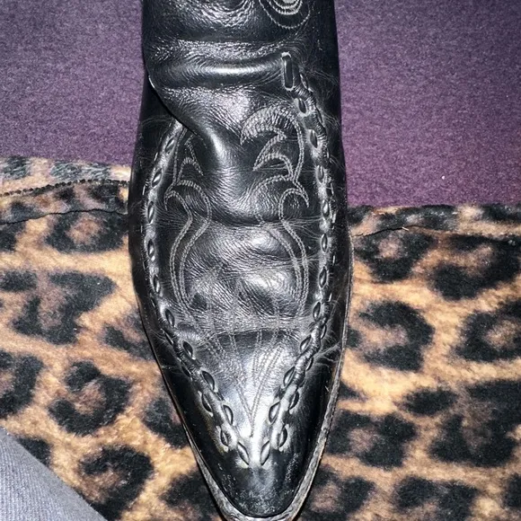 Dan Post Embroidered Lasso Riata Braided Leather boots