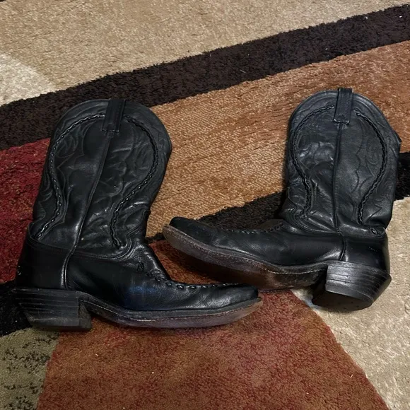 Dan Post Embroidered Lasso Riata Braided Leather boots
