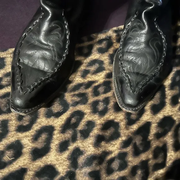 Dan Post Embroidered Lasso Riata Braided Leather boots