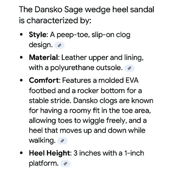 Dansko 70s Retro Wedge Cut Out Heel Sandals Limited Ed Wood Clogs Boho Hippie