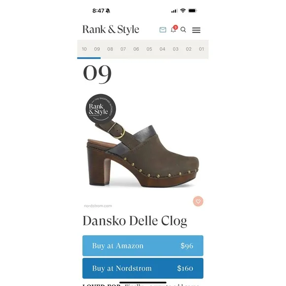 Dansko Delle Clogs Brown Leather Studded Boho Chic Platform Sandals Sz 40 US 9.5