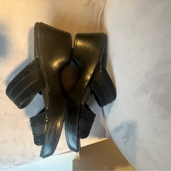 DANSKO - Leather 90’s Y2K Platform Sandals 40