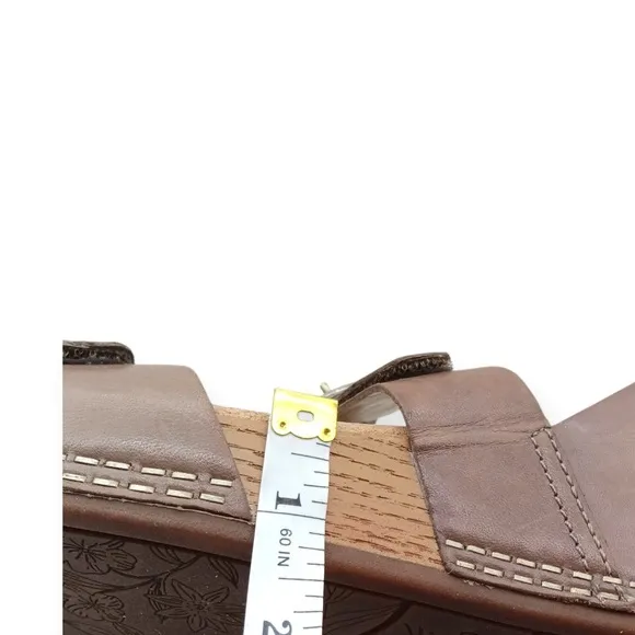 Dansko Lou Ankle Strap Burnished Taupe Clog sandals Size: 41