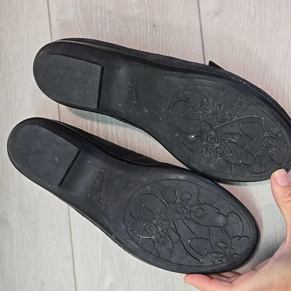 Dansko Women Olena Leather Mary Jane Clog shoes sz 39/8.5-9