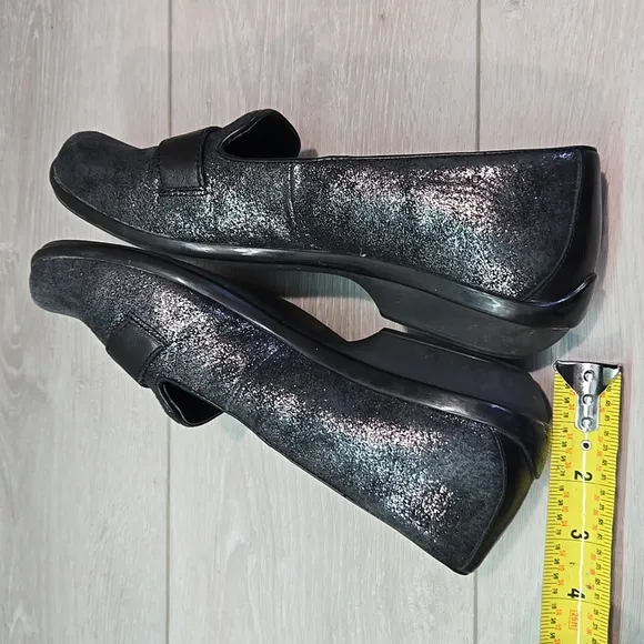 Dansko Women Olena Leather Mary Jane Clog shoes sz 39/8.5-9