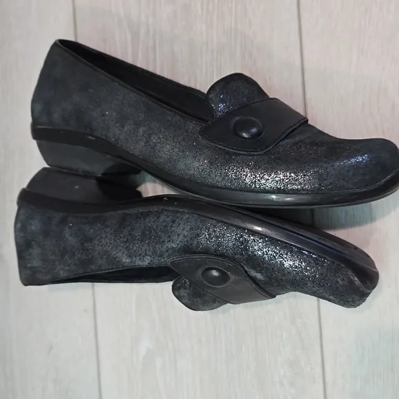 Dansko Women Olena Leather Mary Jane Clog shoes sz 39/8.5-9