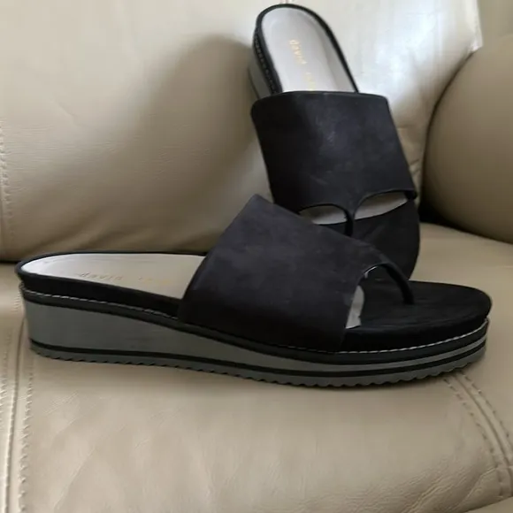 David Tate Hot Platform Slide Sandals