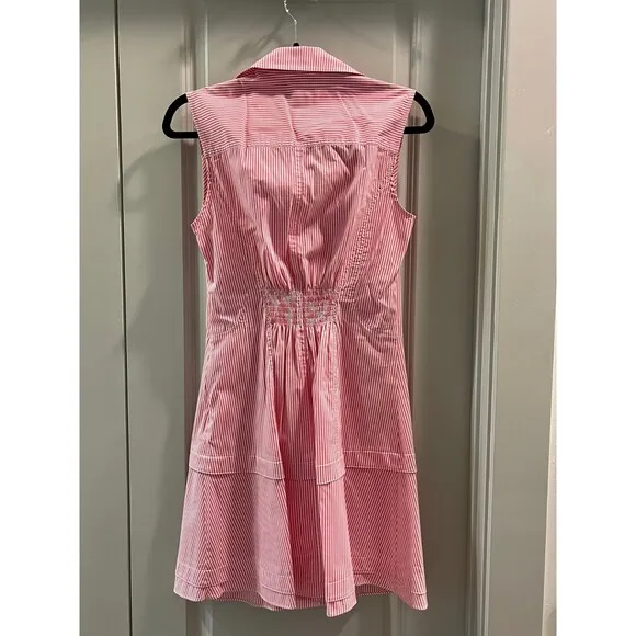 DEREK LAM 10 CROSBY Satina Sleeveless Shirt Dress, Sz 4