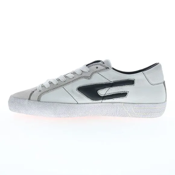 Diesel Mens S-Leroji Low Gray Shoes (NWT)