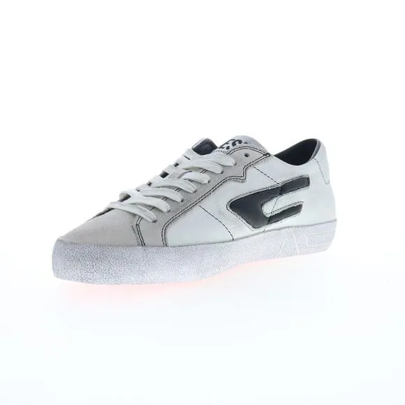 Diesel Mens S-Leroji Low Gray Shoes (NWT)