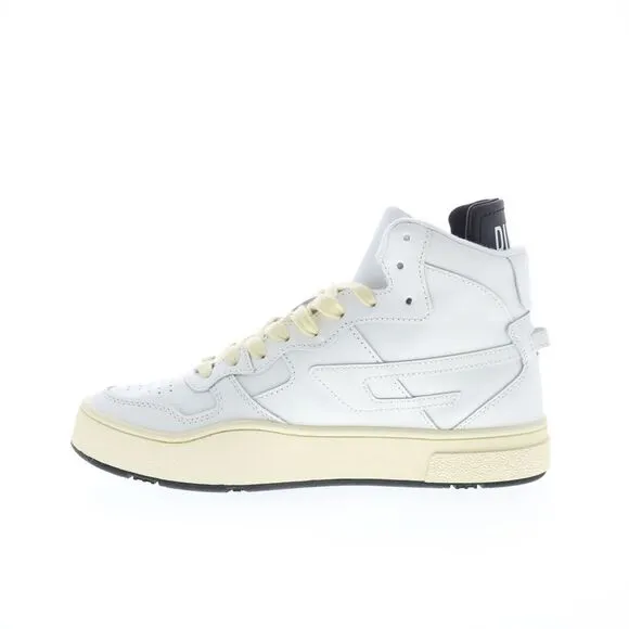 Diesel Mens S-Ukiyo Mid White Shoes (NWT)