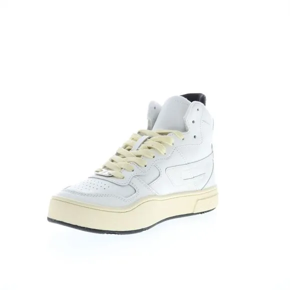 Diesel Mens S-Ukiyo Mid White Shoes (NWT)
