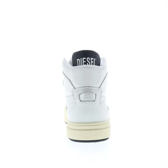 Diesel Mens S-Ukiyo Mid White Shoes (NWT)