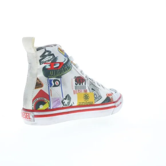 Diesel Womens S-Athos Mid W White Shoes (NWT)