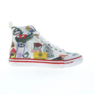 Diesel Womens S-Athos Mid W White Shoes (NWT)