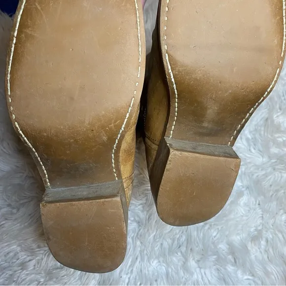 Dingo vintage marbled leather campus boots