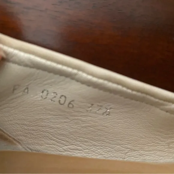 Dior Women's Cream Ballet Flats